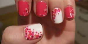 Polka Dots Nail Art Tutorial & Photos