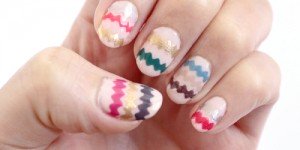 Zigzag Nail Art Design Tutorial and Photos